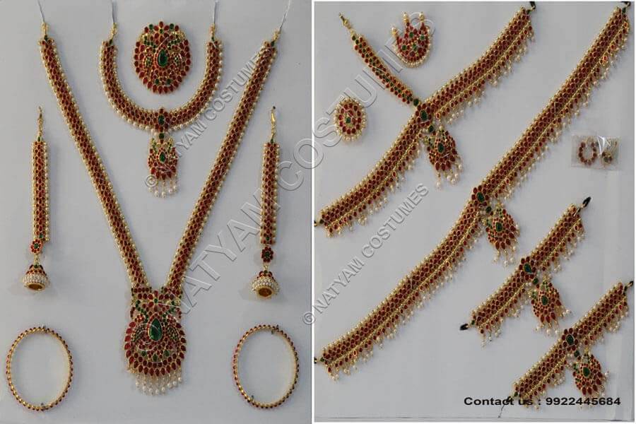 Bhartnatyam jewellery set 7