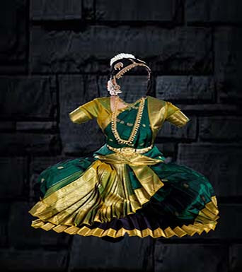 Bharatanatyam dress and jewellery on sale online