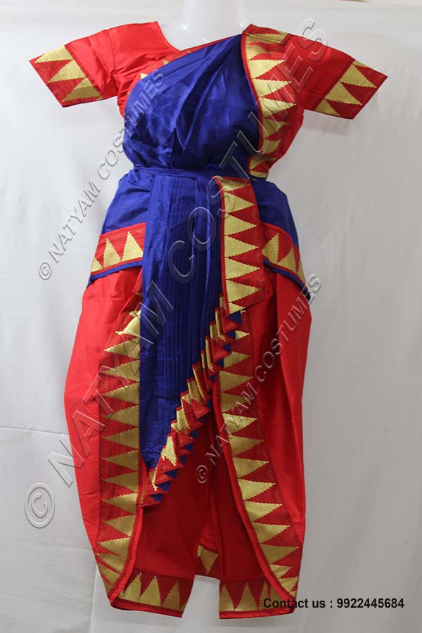 Odissi dance costume