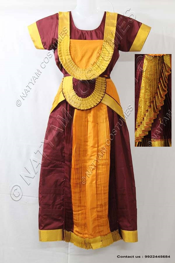 Bharathanatyam dress crossfan