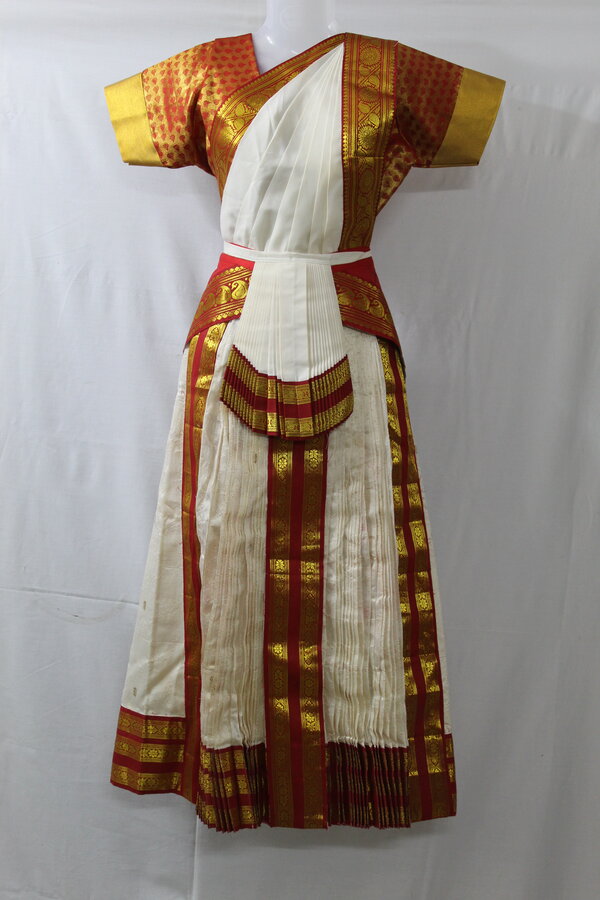 Bharathanatyam dress pallu skirt