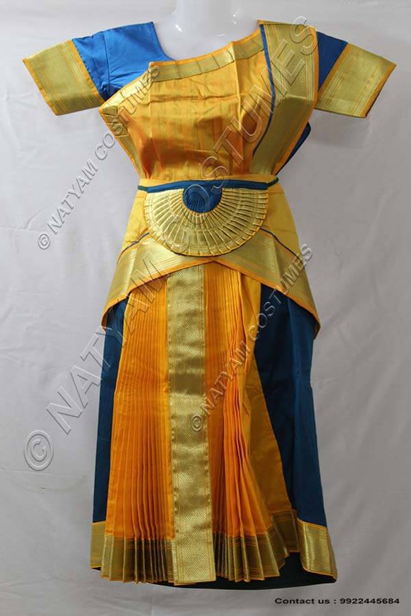 Bharathanatyam dress pallu