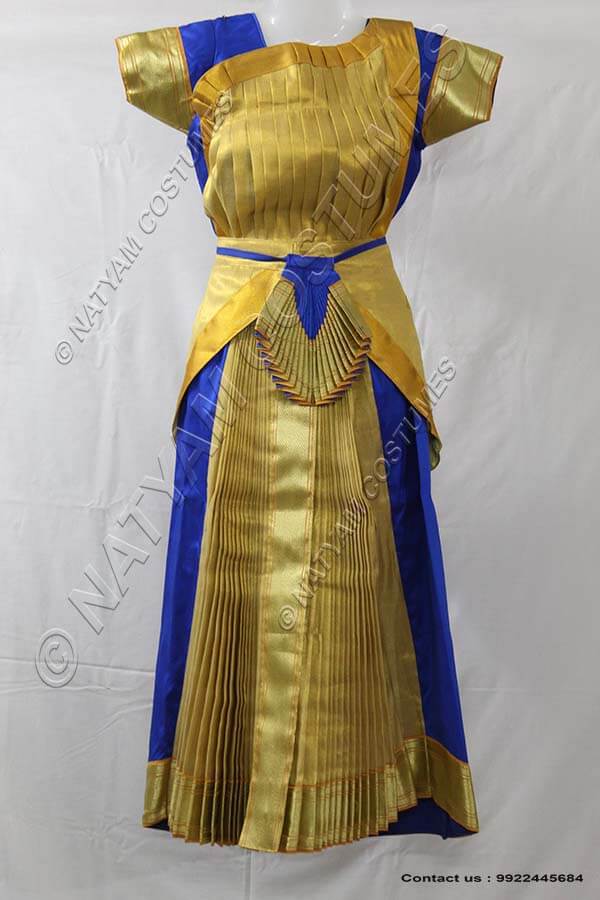 Bharathanatyam dress pallu