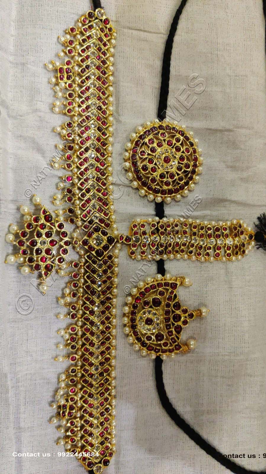 Real temple jewellery -single line Netti chuti