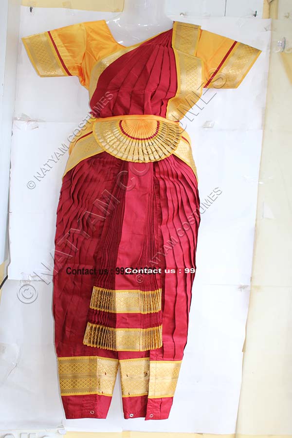 Adult Bharatanatyam Dress - Pyjama