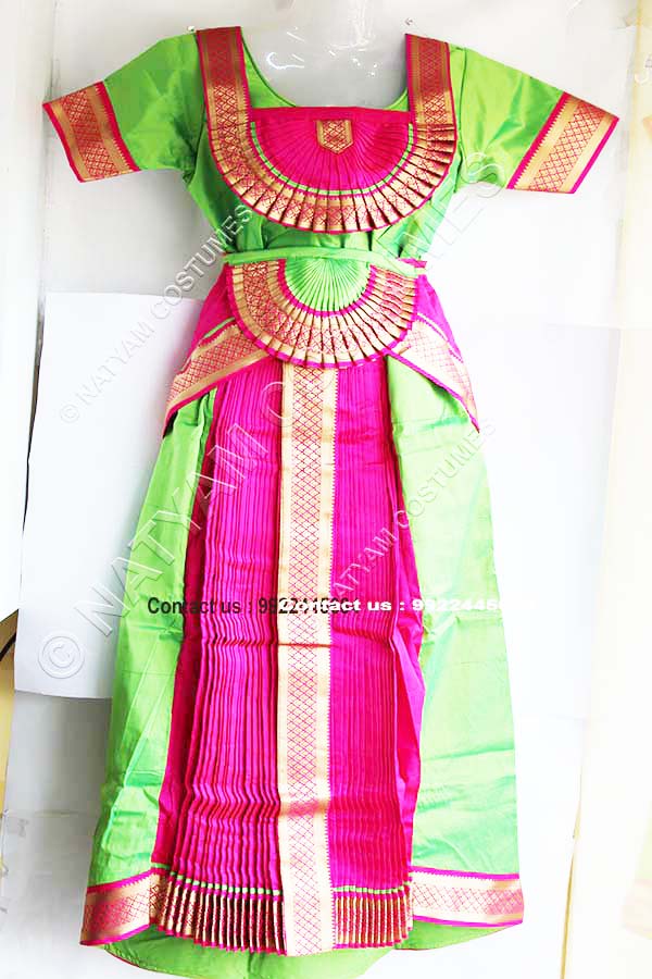 Bharatanatyam Skirt costume