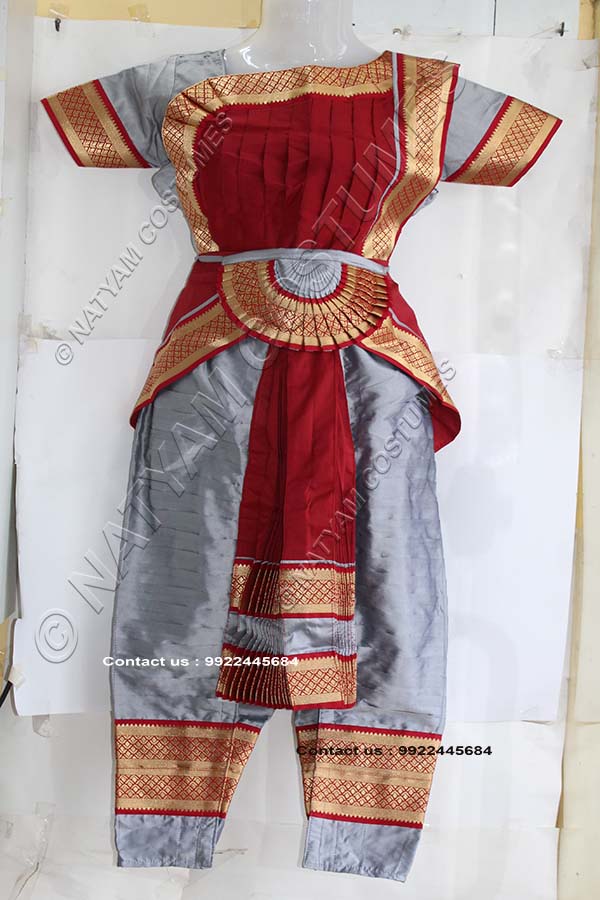 Bharatanatyam Dance Dress - Pyjama 4