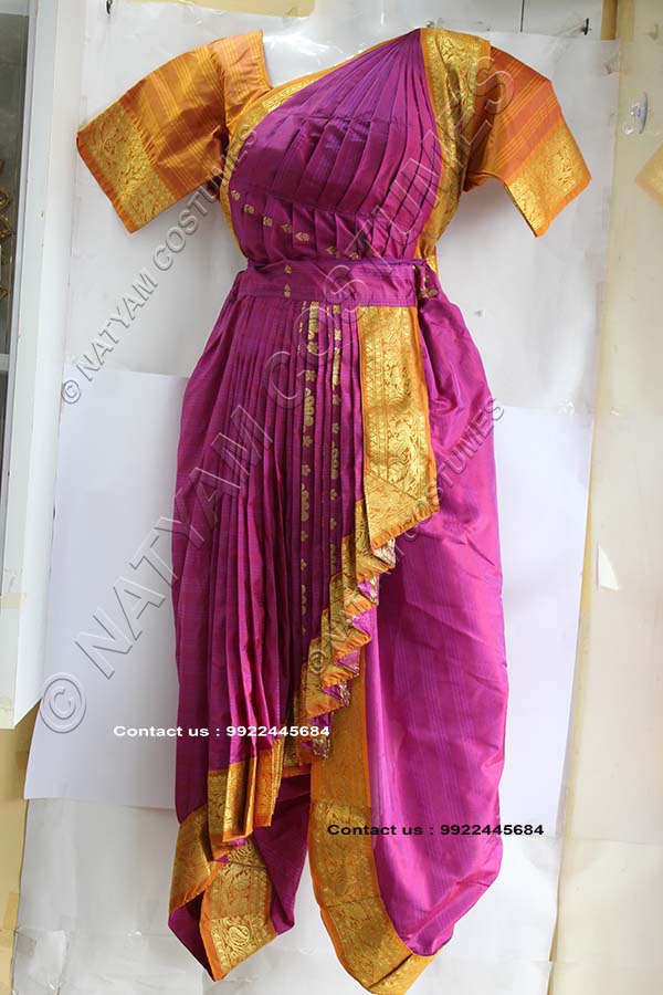 Dhoti Bharatanatyam Costumes