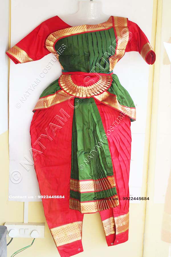 Bharatanatyam dress