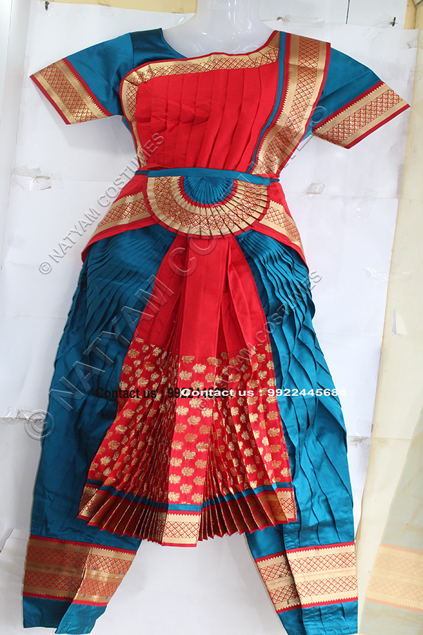 Bharatanatyam Dance Dress - Pyjama 2