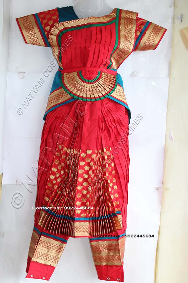 Bharatanatyam Dance Dress - Pyjama 1