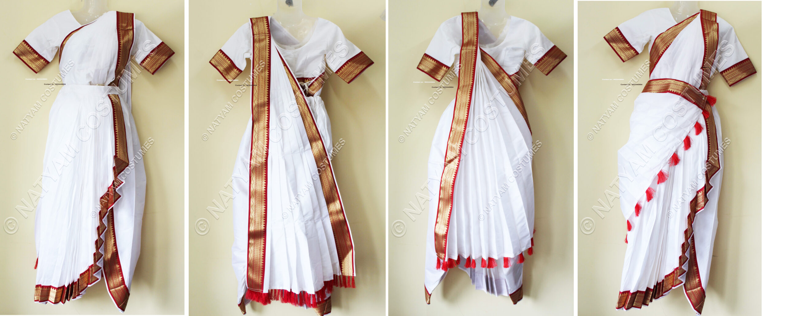 Dhoti Bharatanatyam Dress