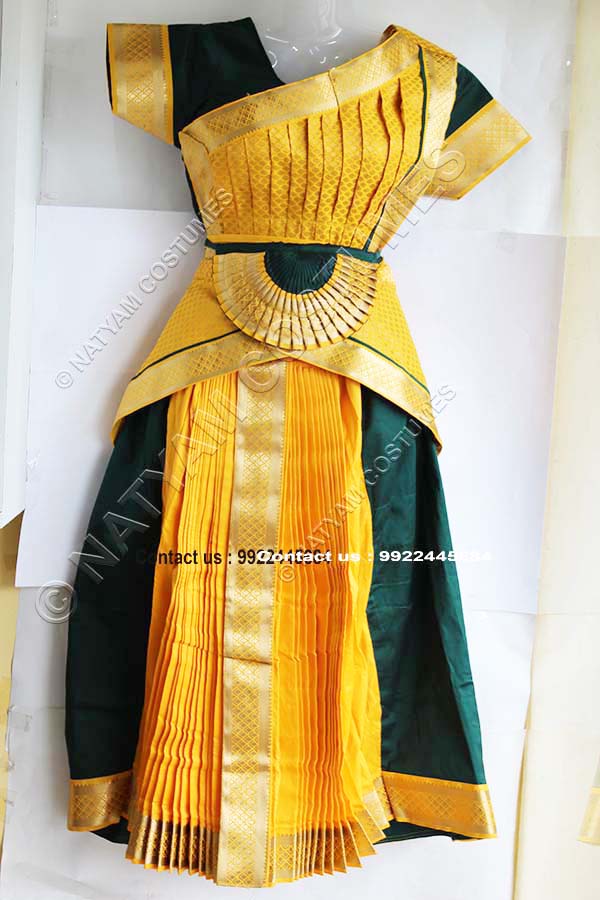 Bharatanatyam Skirt costume