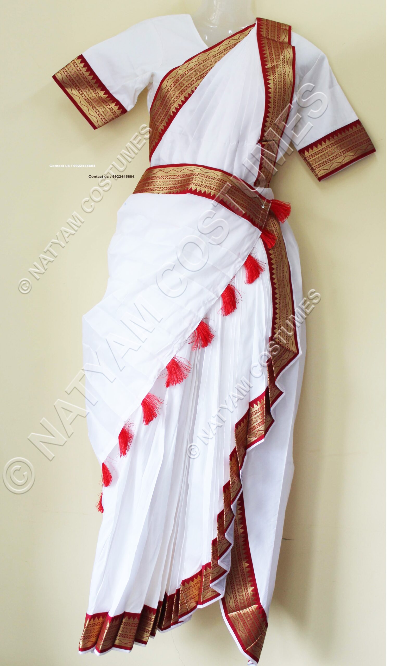 Dhoti Bharatanatyam Dress