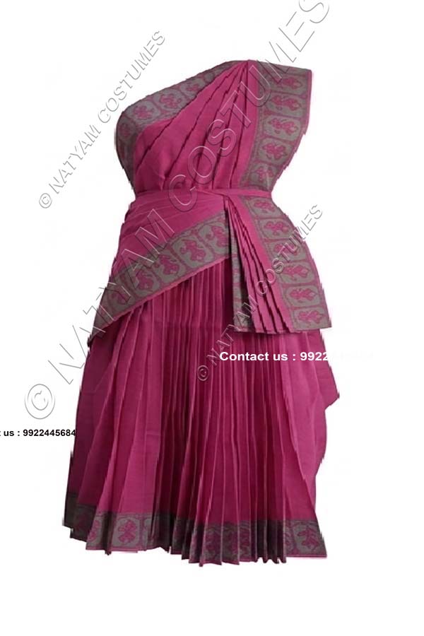 Readymade Practice Saree - Madder Rose