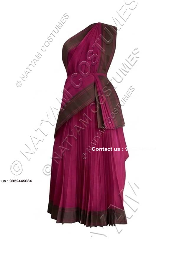 Pre-stitched Practice Saree -Model5 - Rose Maddar