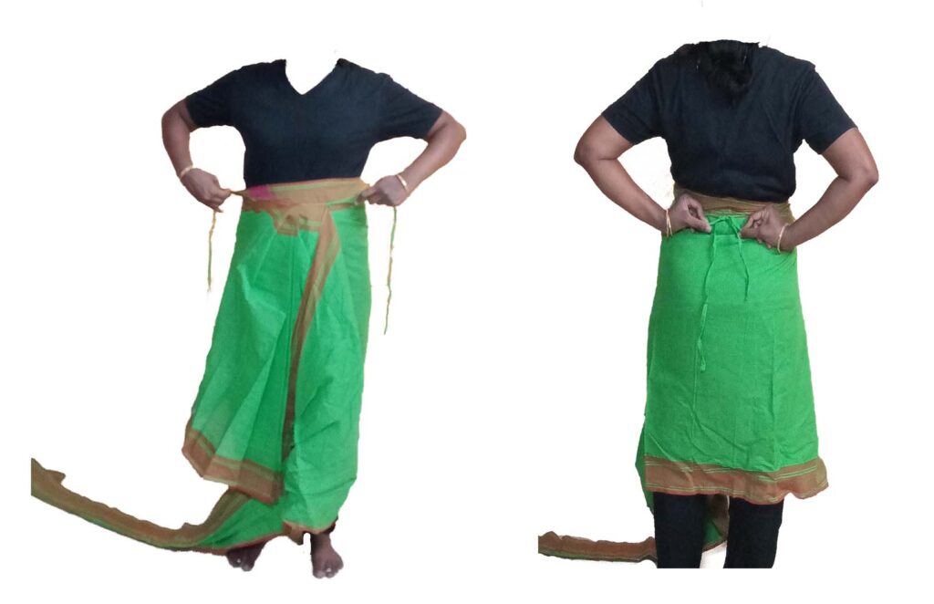 How to Wear Practise saree Readymade -model1 -second