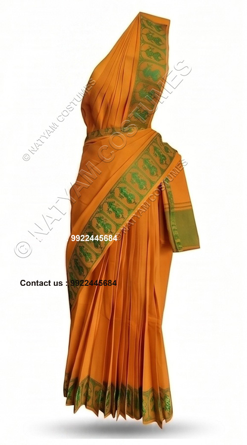 readymade practise orange with green doll boarder