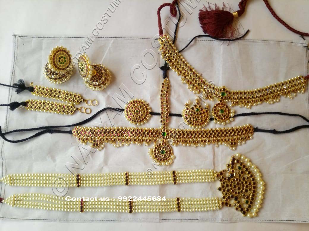 real temple jewellery kempu silver
