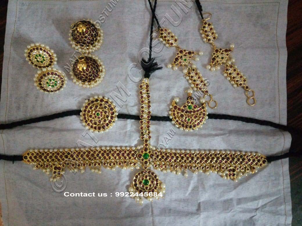 real temple jewellery kempu silver
