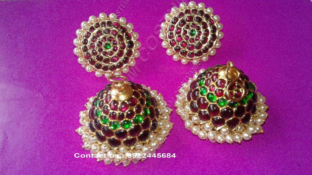 real temple jewellery kempu silver