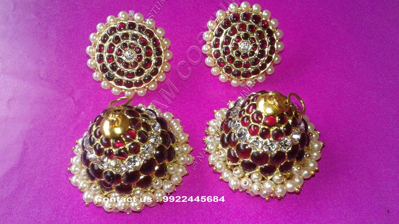 real temple jewellery kempu silver