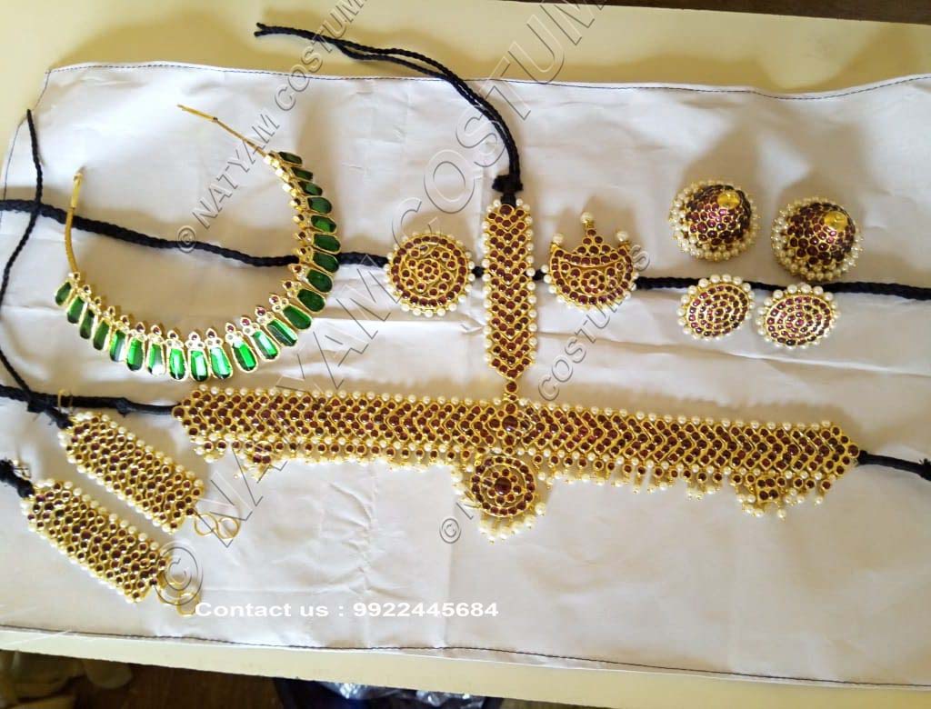 real temple jewellery kempu silver