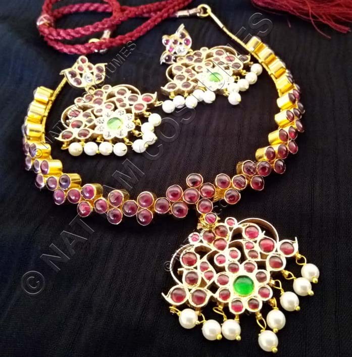real temple kempu silver jewellery 16