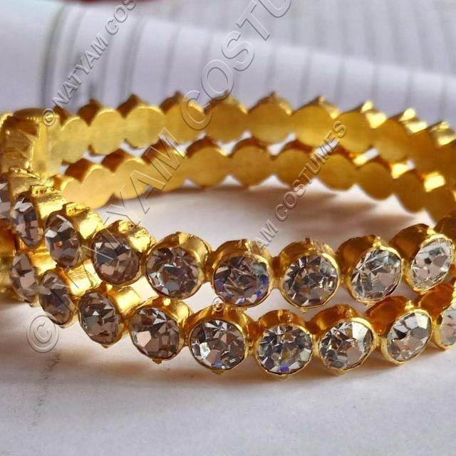 real temple kempu silver jewellery bangales 8