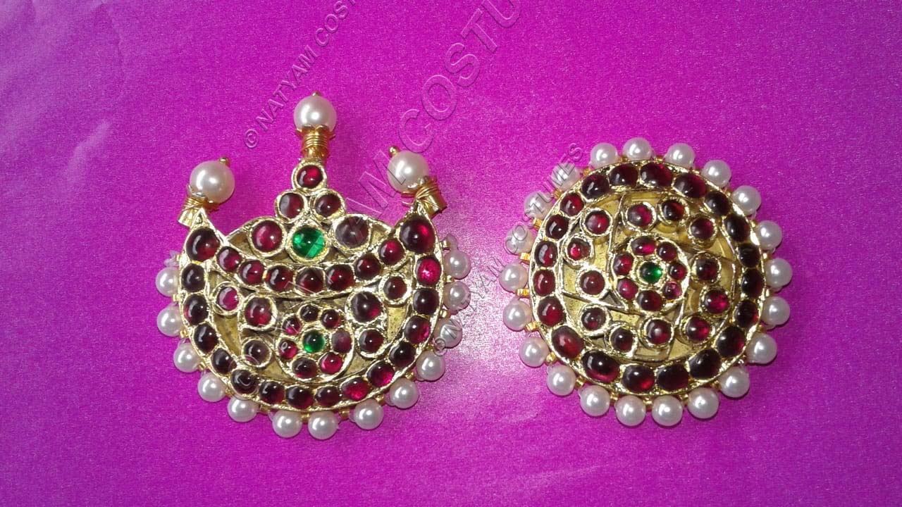 real temple kempu silver jewellery sun moon 4