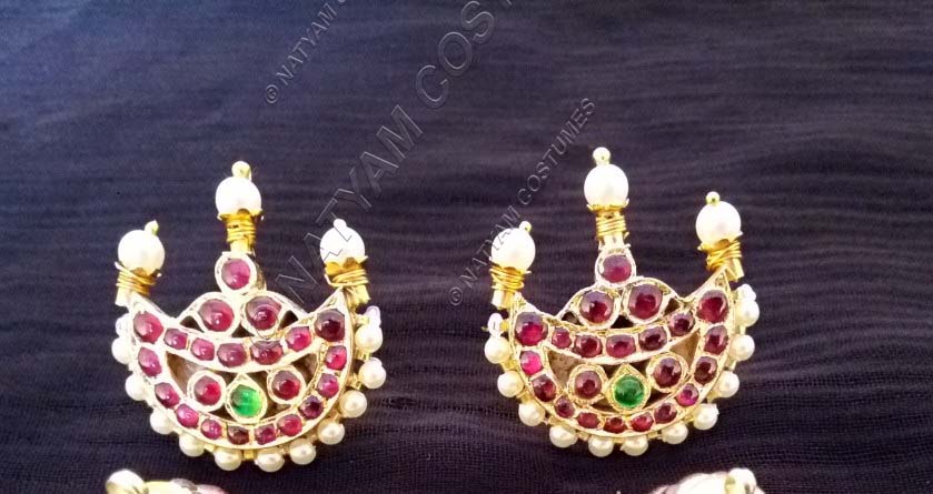 real temple kempu silver jewellery sun moon 8
