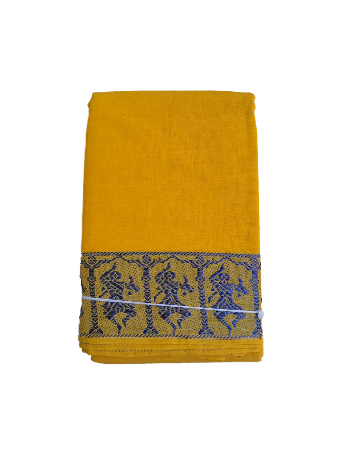 yellow with blue boarder 6 pcs