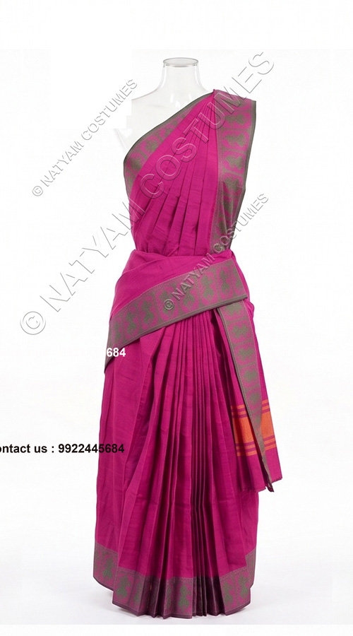 pre stitched practise saree model2 rani