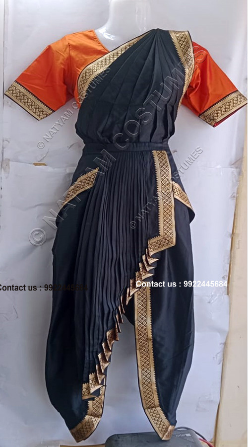 dhoti dress – black