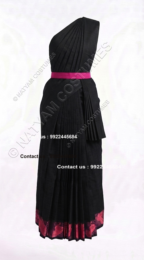 model4 plain black with pink