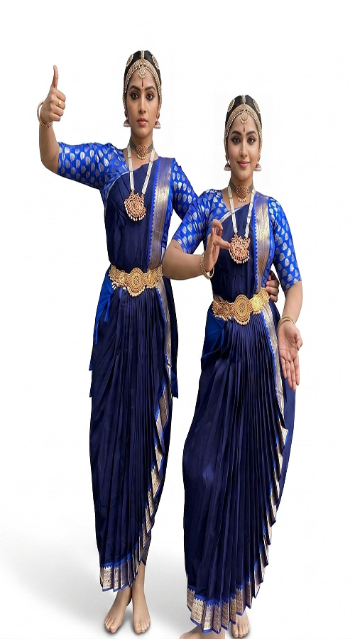 dhoti dress -navyblue