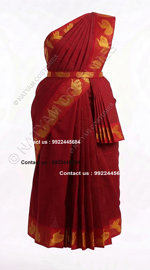 model4 red with mudra boarder