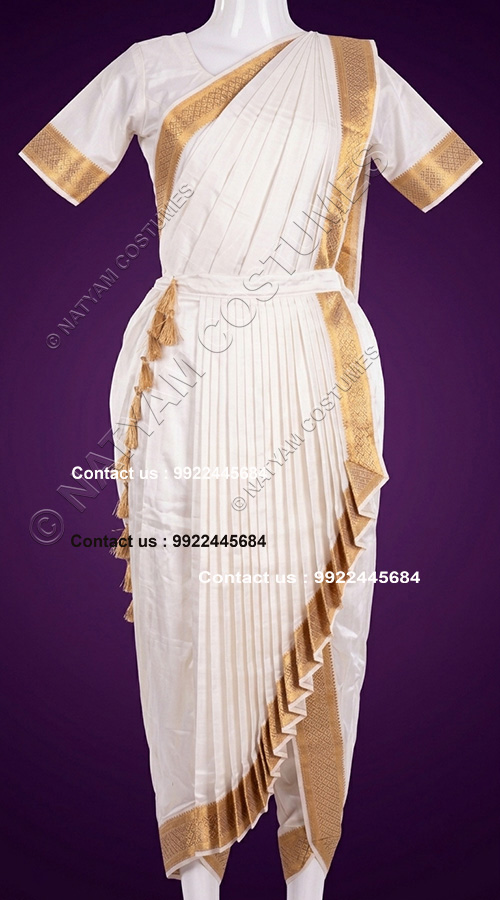dhoti dress – White